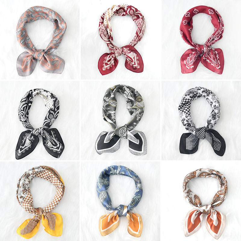 stock scarf wholesale 70cm silk scarf