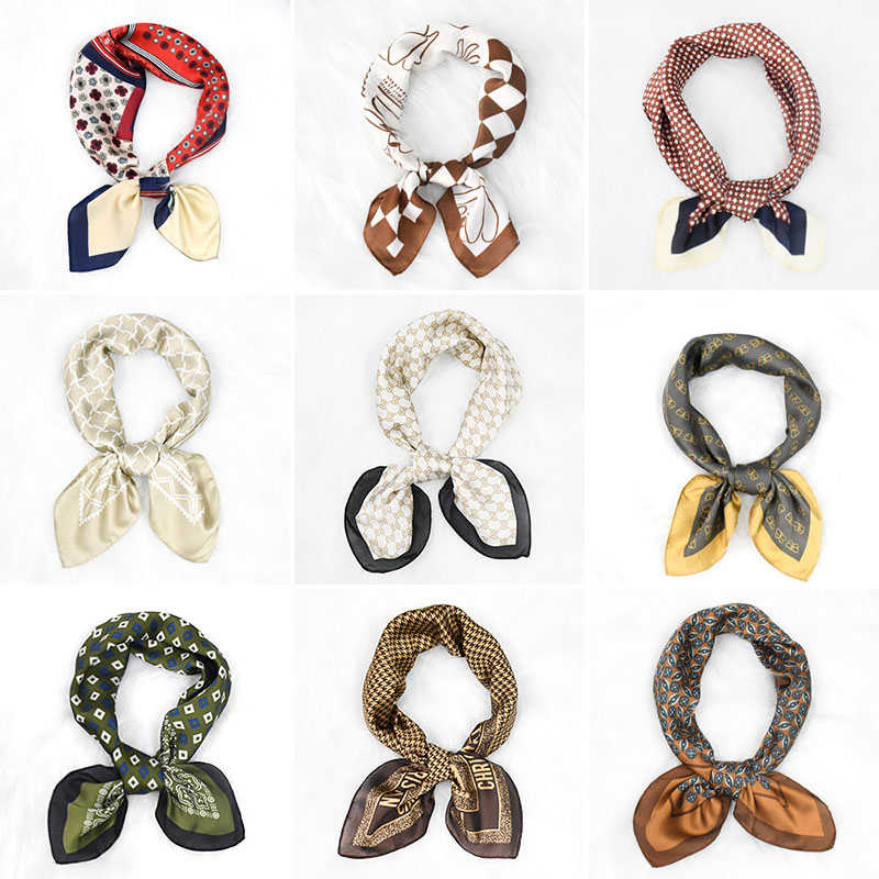 stock scarf wholesale 70cm silk scarf