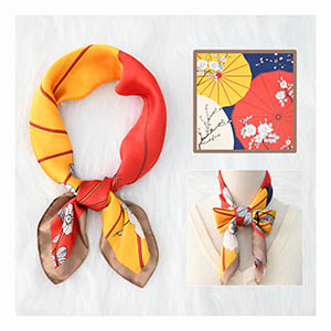 China scarf supplier 70cm silk scarf manufacturer