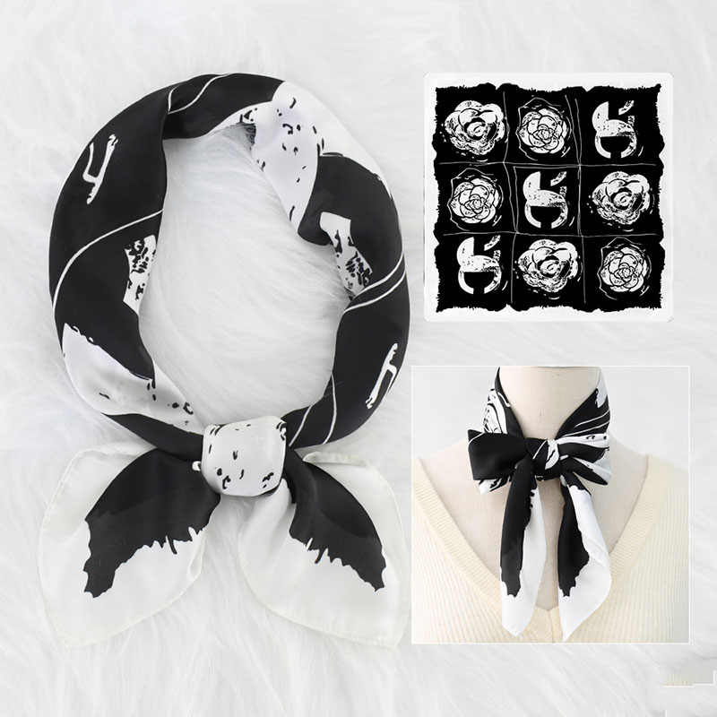China scarf supplier custom silk scarf printing