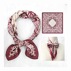 silk fabric wholesale price 70cm silk scarf