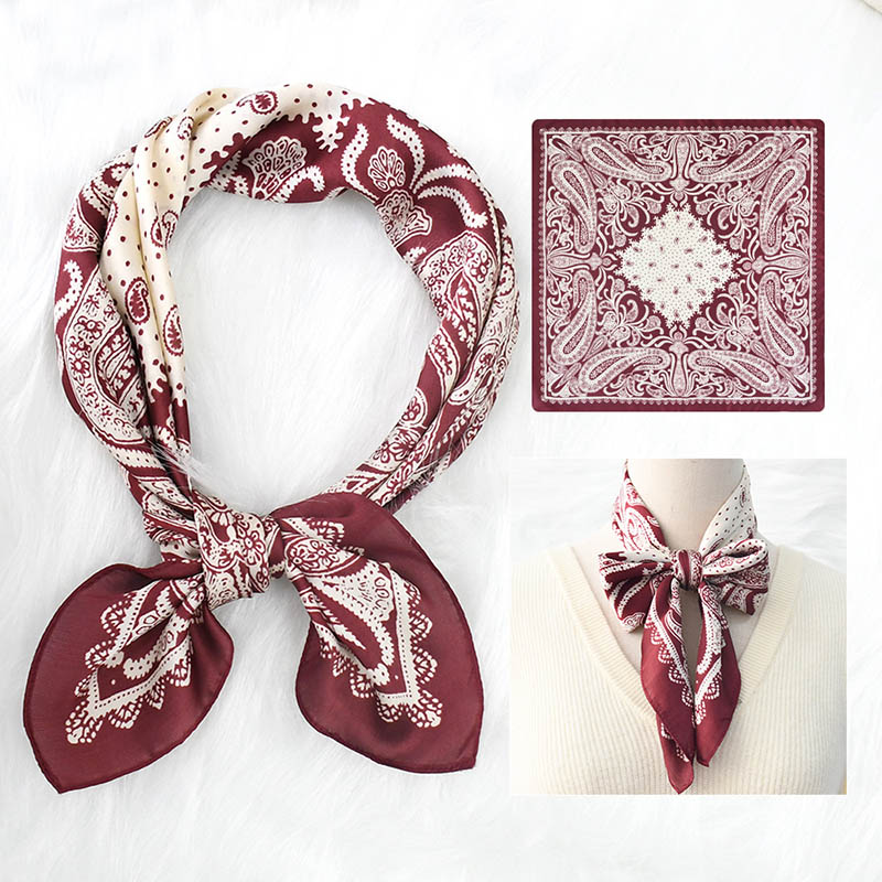 silk fabric wholesale price 70cm silk scarf
