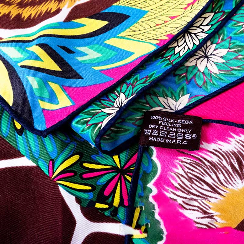 silk square scarf 90x90cm China scarf manufacturers