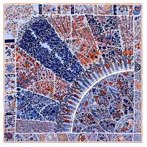 printed silk scarf nigeria 90cm silk scarf