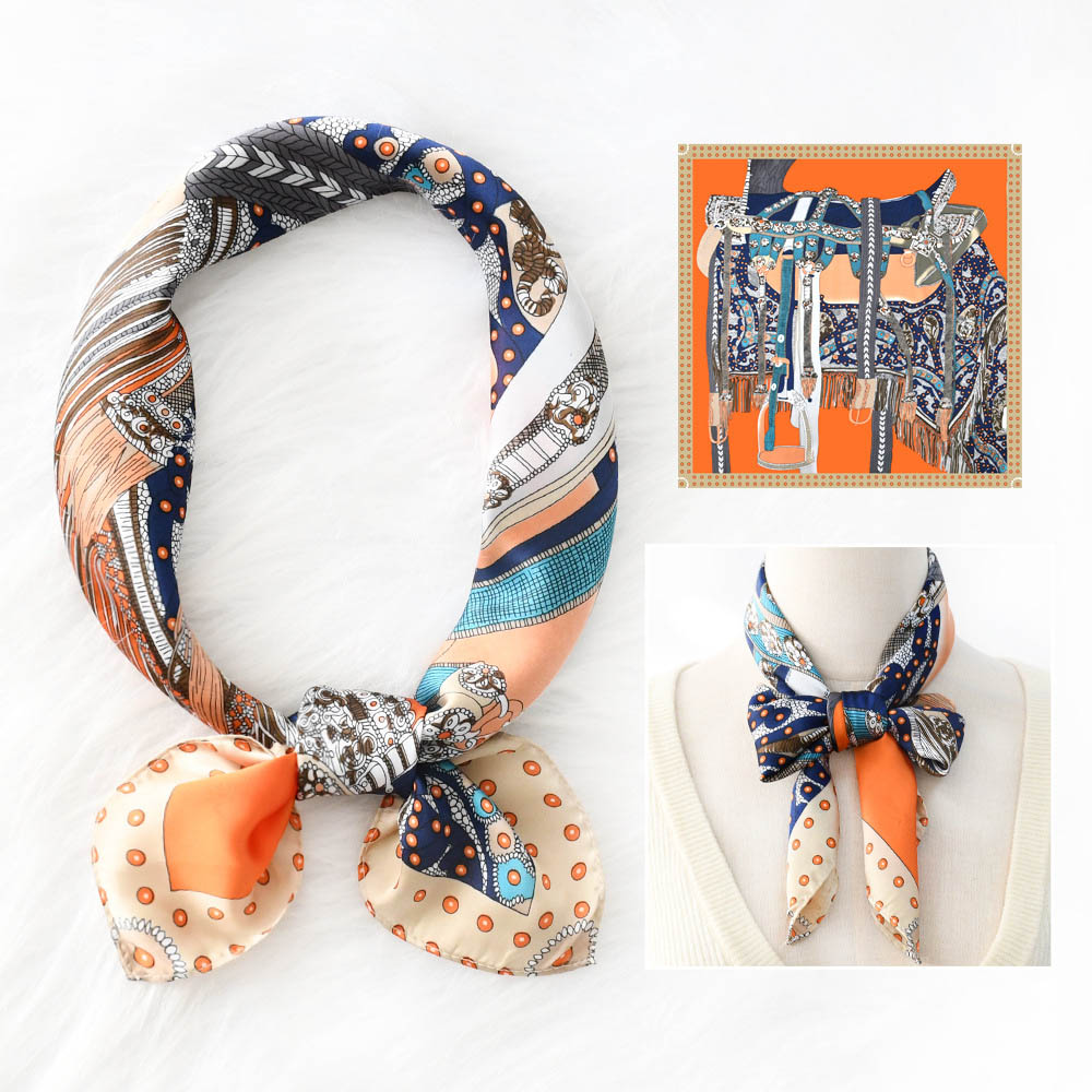 stock scarf wholesale 70cm silk scarf