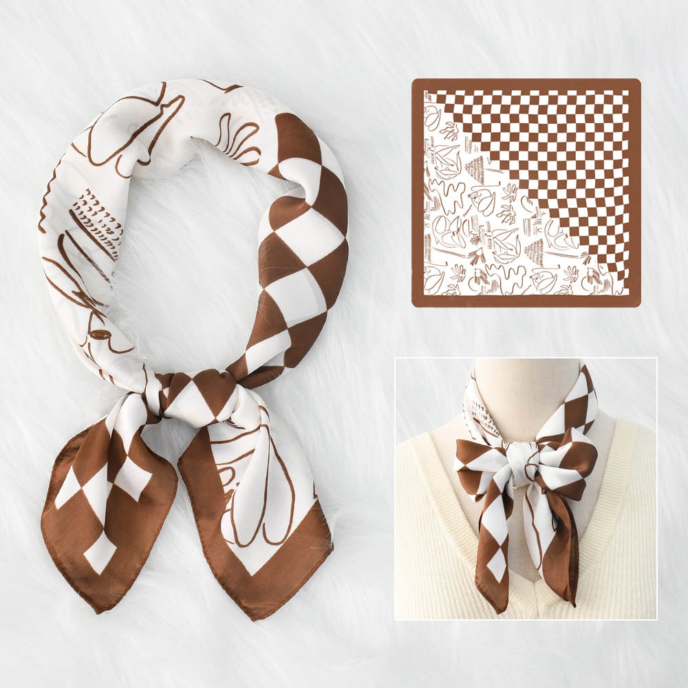 Large Silk Scarf Custom Wholesale 70x70cm