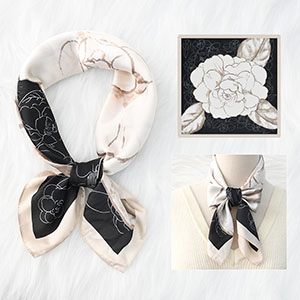 blank silk scarves for printing 70cm silk scarf