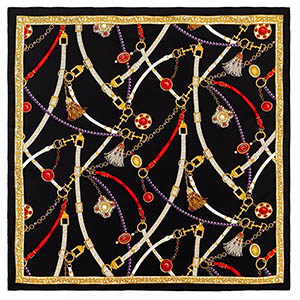 silk square scarf hijab 90cm silk scarf