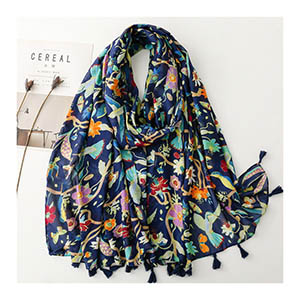Wholesale scarf supplier women floral balinese shawl