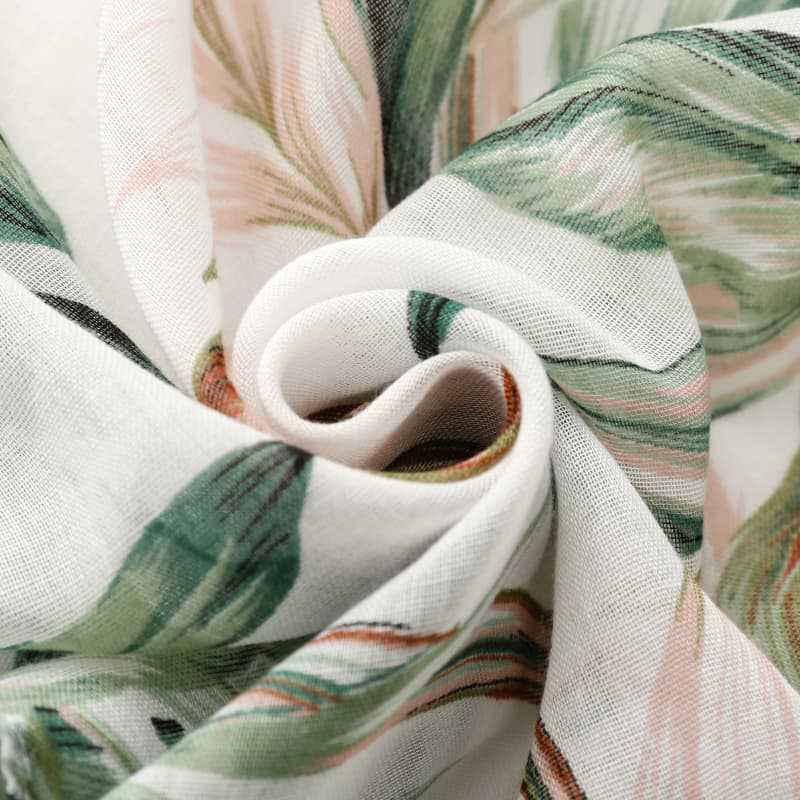 China scarf factory banana leaf women scarf