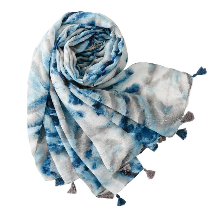 China scarf factory women tie-dye scarf