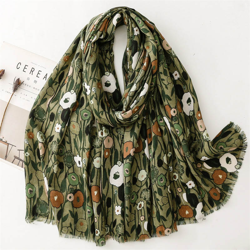 China scarf factory women cartoon scarf