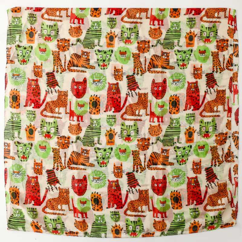 China scarf factory women kitten scarf