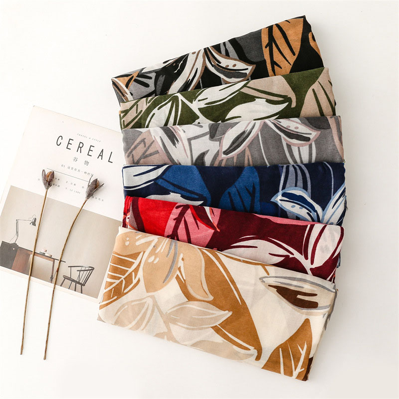 China scarf factory women floral print scarf