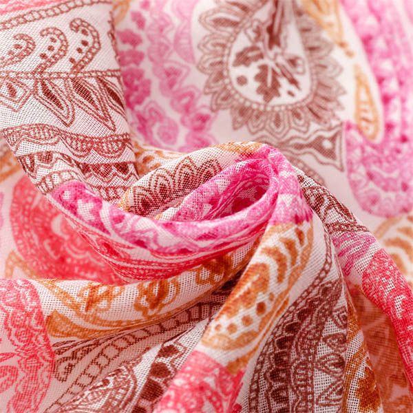 China scarf factory women cashew cotton scarf