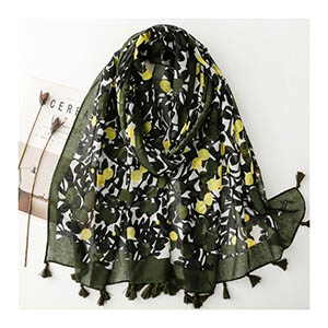 China scarf factory women camouflage cotton scarf