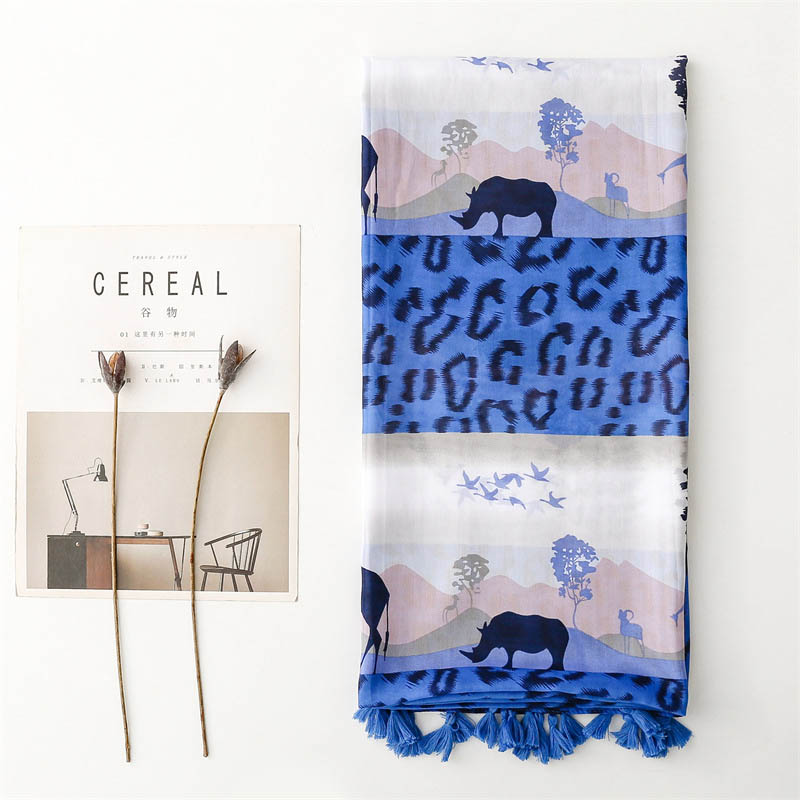 Custom scarf china giraffe scarf