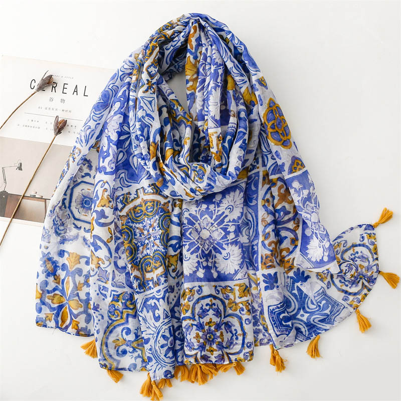 Custom scarf China women voile scarf
