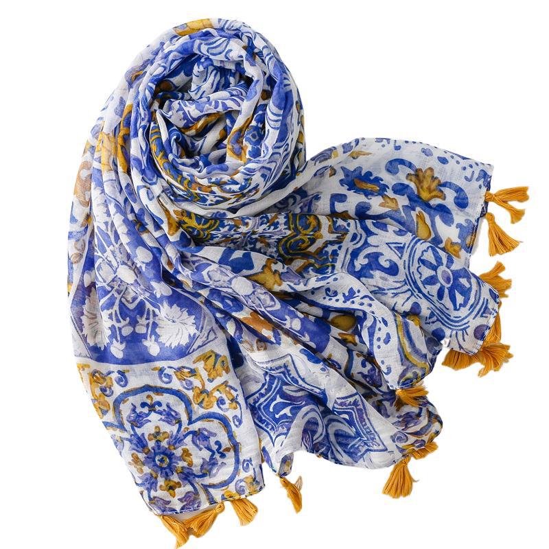 Custom scarf China women voile scarf
