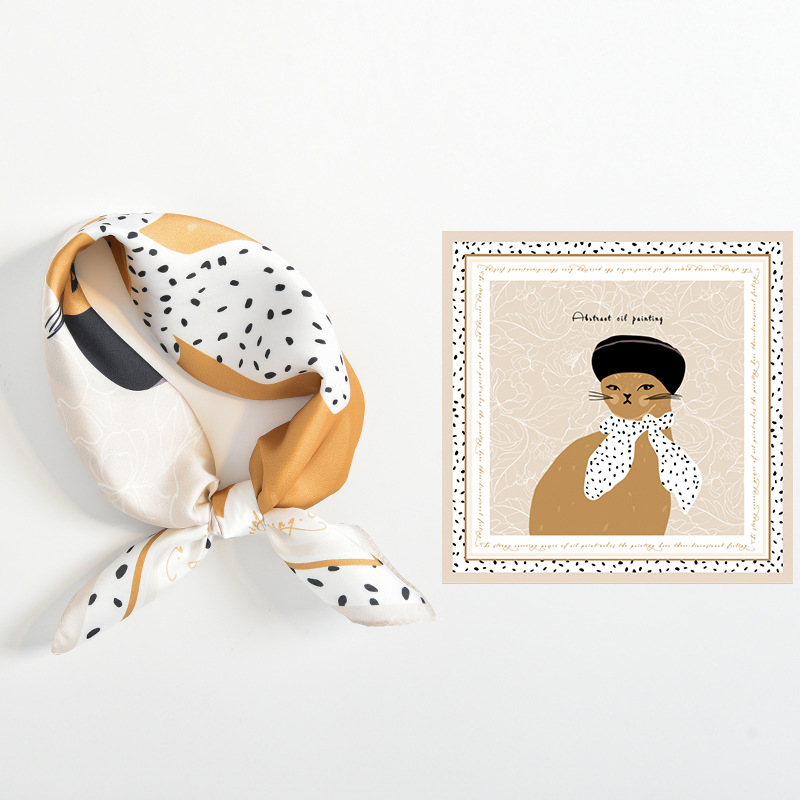 custom silk scarf printing usa 60cm scarf