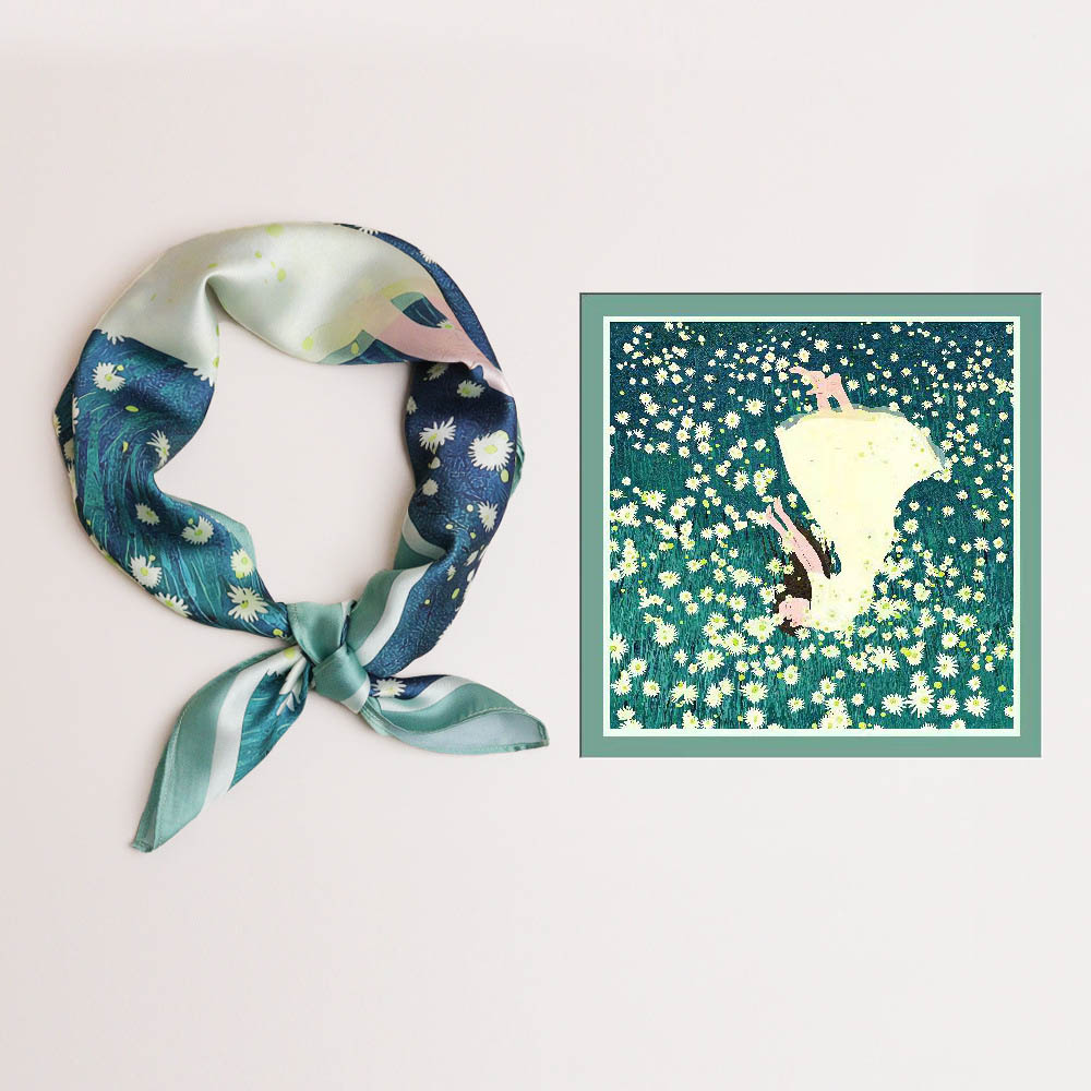 printed scarf for head China scarf factory