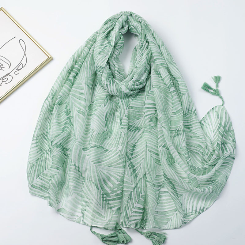 Custom printed cotton scarf wholesale