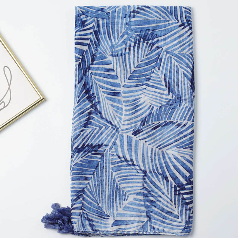 Custom printed cotton scarf wholesale