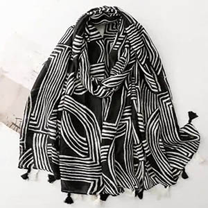 Custom Printed women scarf French