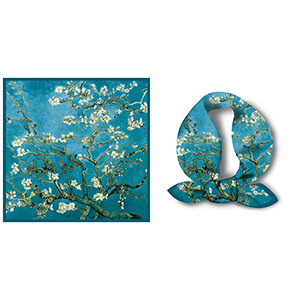 Custom digital print silk scarf in China