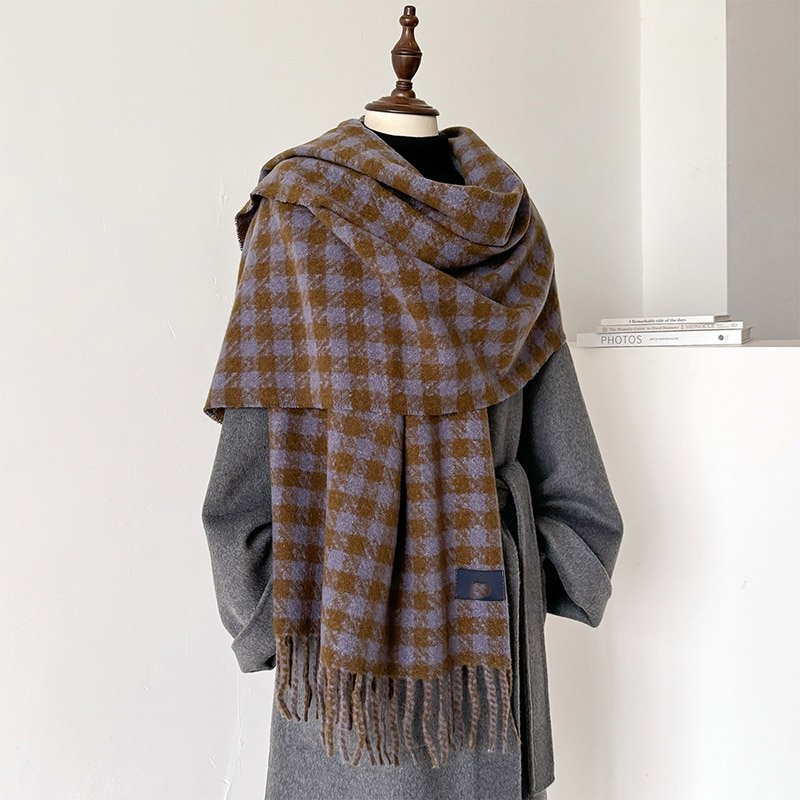 Plaid Winter Scarf Wholesale China scarf factory