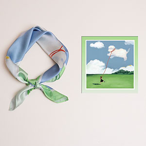 custom silk scarf printing manufacturer
