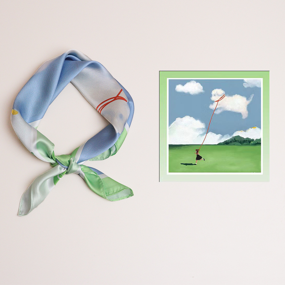 custom silk scarf printing manufacturer