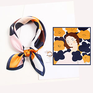 Print your own silk scarf China scarf factory