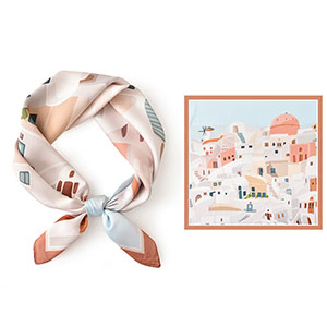 Cheap Custom Printed Scarf No Minimum