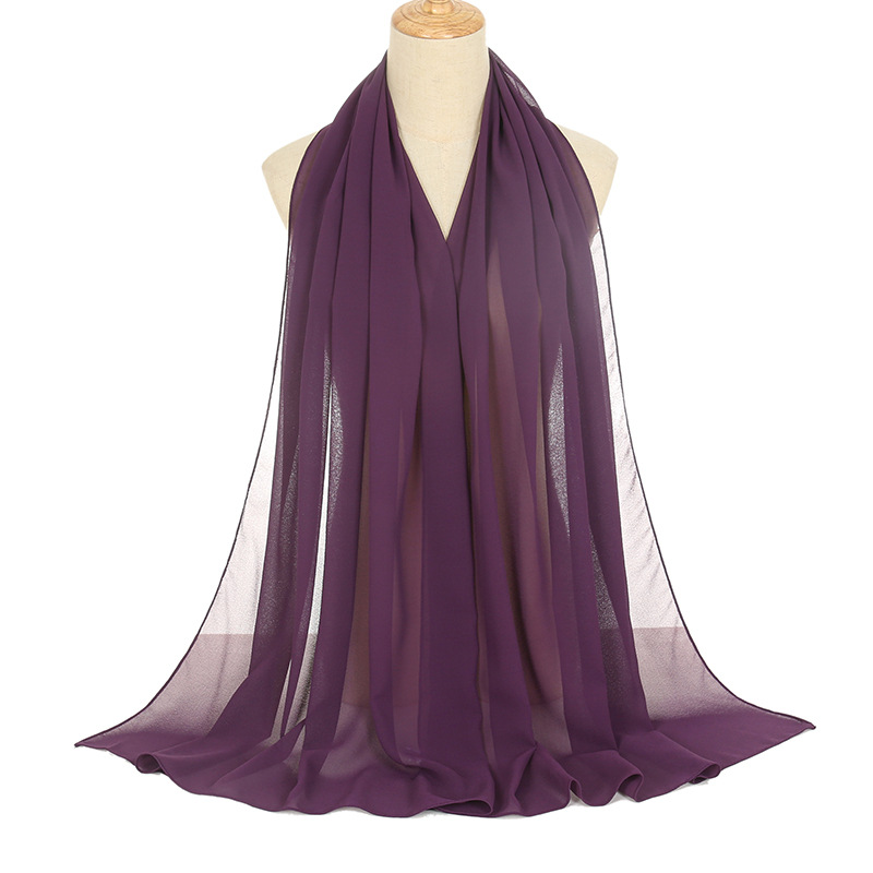 Wholesale Women Pearl Chiffon Scarf