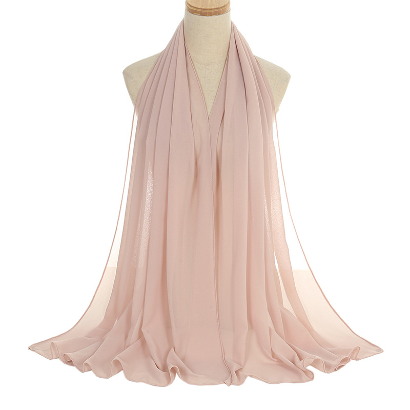 Wholesale Women Pearl Chiffon Scarf