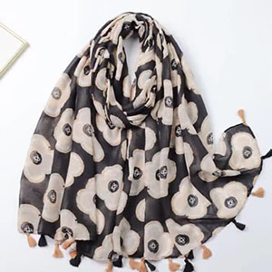 printed cotton scarf for women wholesale