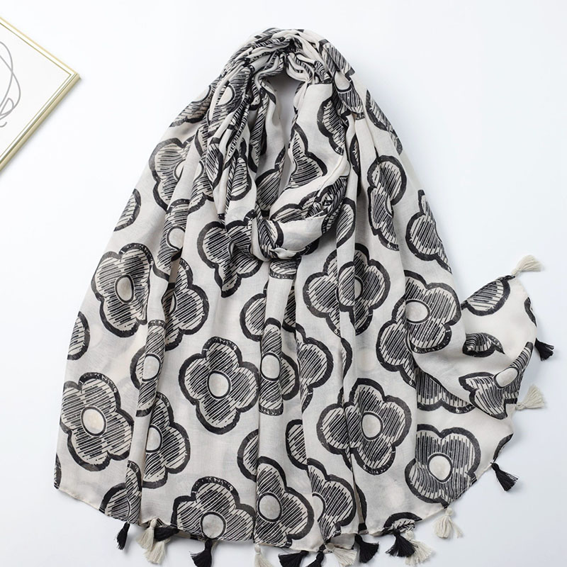 printed cotton scarf for women wholesale