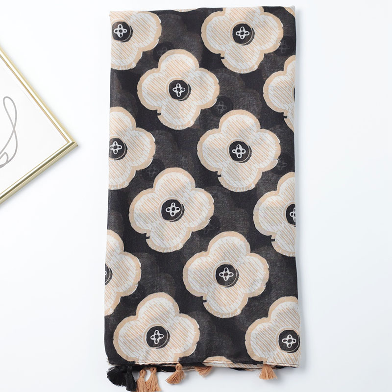 printed cotton scarf for women wholesale