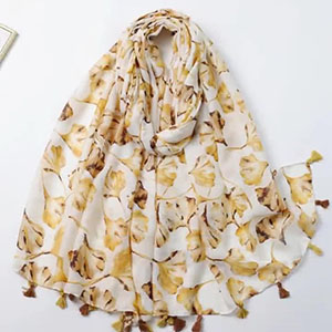 Custom Printed Linen Scarves Wholesale