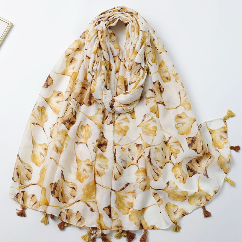Custom Printed Linen Scarves Wholesale