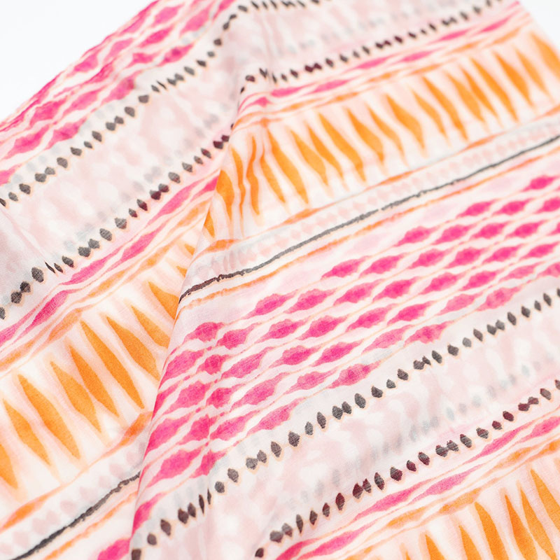 Custom cotton scarves with logo wholesale