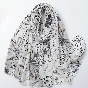 Wholesale custom cotton scarf printing