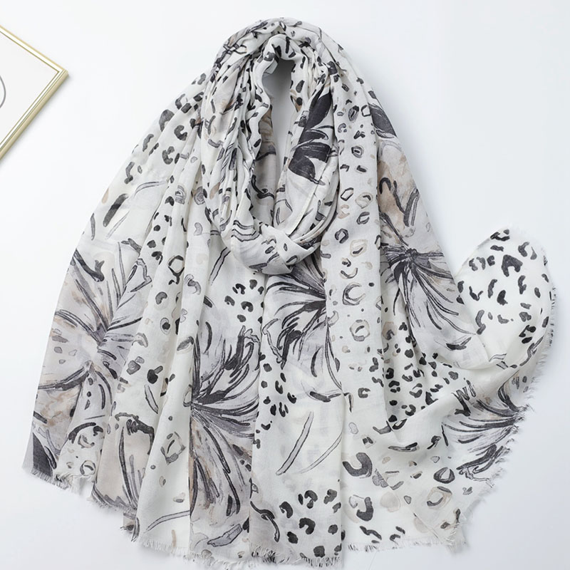 Wholesale custom cotton scarf printing