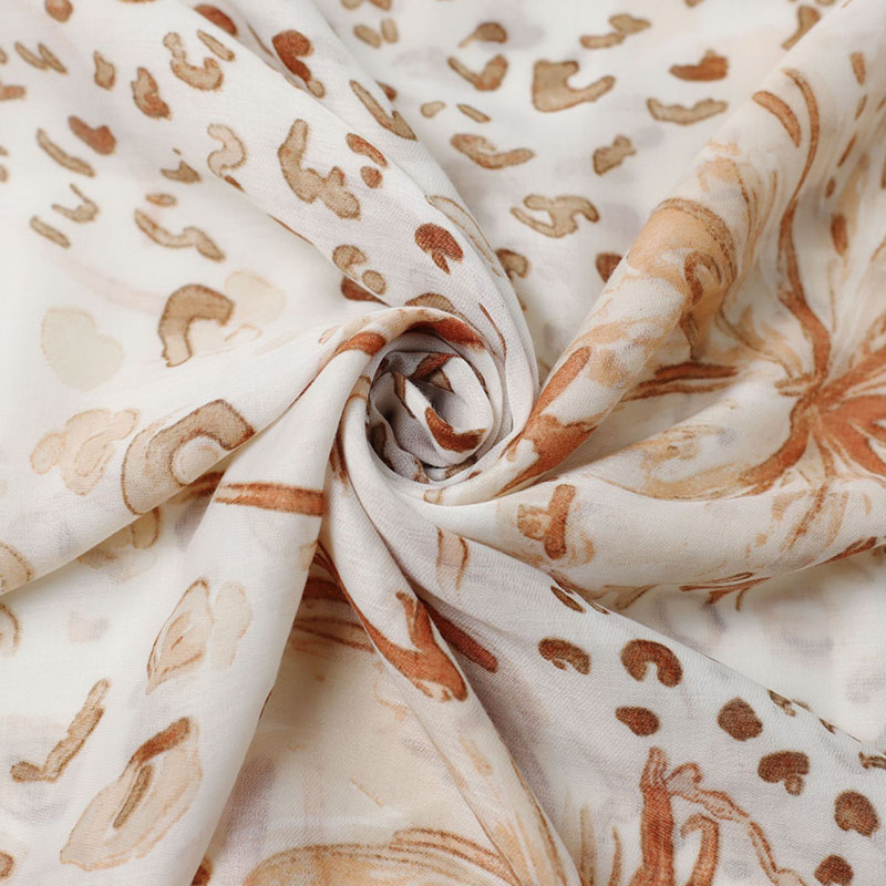 Wholesale custom cotton scarf printing