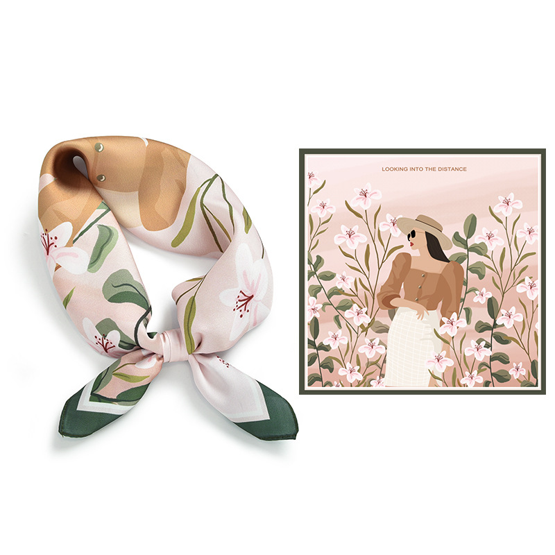 Thai silk scarves wholesale 60cm scarf
