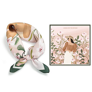 Thai silk scarves wholesale 60cm scarf