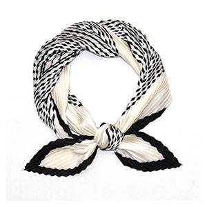 Wholesale Pleated Silk Scarf supplier