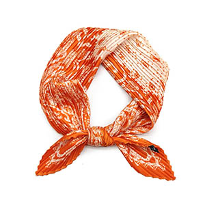 Women Pleated Silk Scarf Wholesale