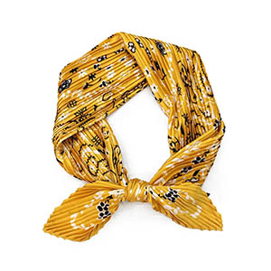 Wholesale Pleated Silk Scarf factory